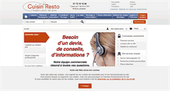 Desktop Screenshot of cuisinresto.com